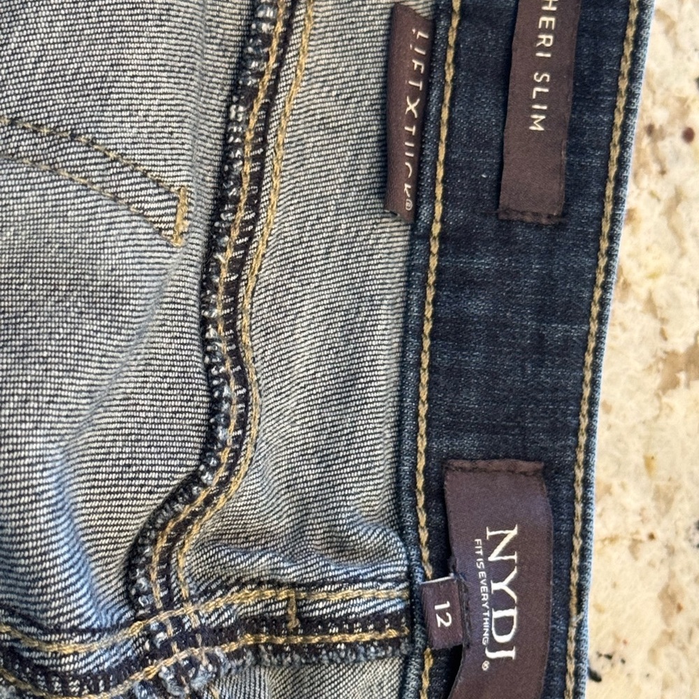 NYDJ Women's Straight Leg Jeans - Dark Blue - Picture 7 of 7